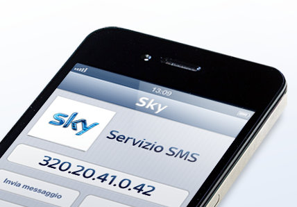 Sky TV English Language TV - Customer Service SMS information